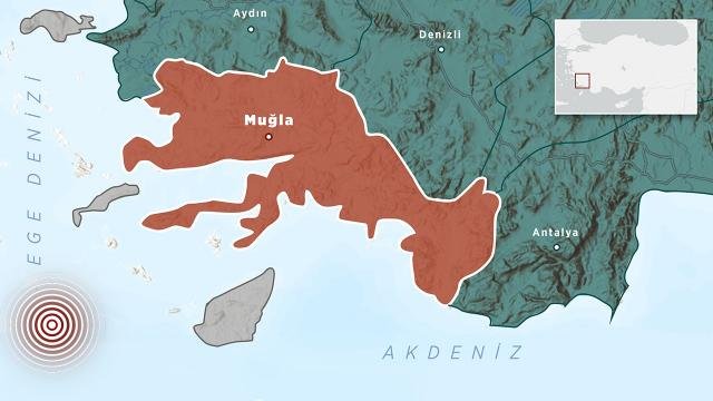 DATÇA AÇIKLARINDA 5.1 BÜYÜKLÜĞÜNDE DEPREM