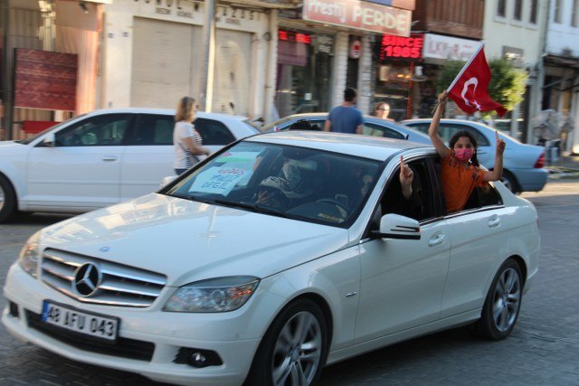 FETHİYEDE KUDÜS İÇİN KONVOY