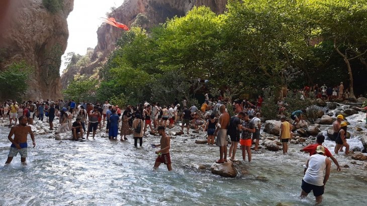 SAKLIKENT KANYONUNDA “BAYRAM BEREKETİ”