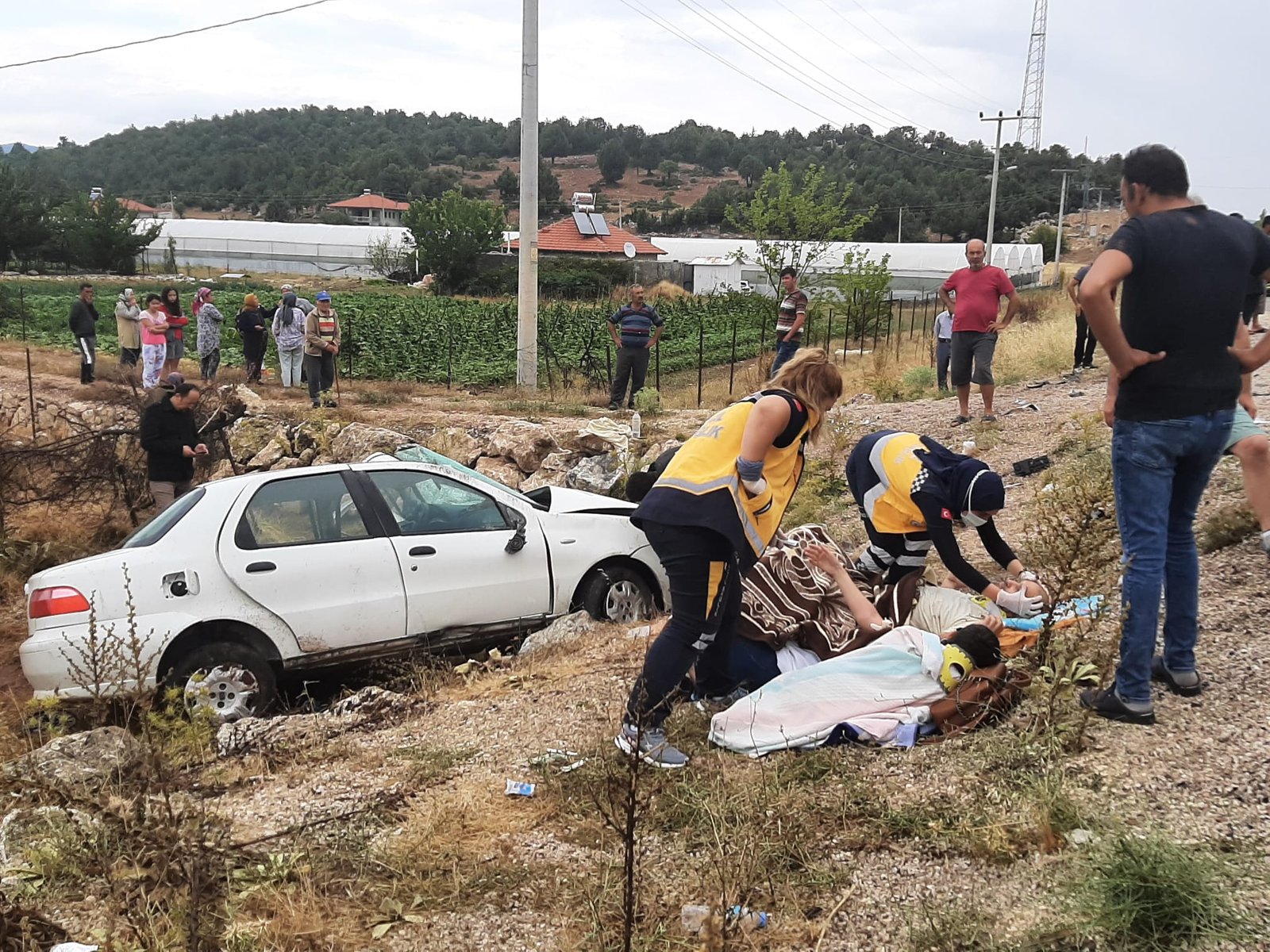YAYLA YOLUNDA TRAFİK KAZASI 9  YARALI