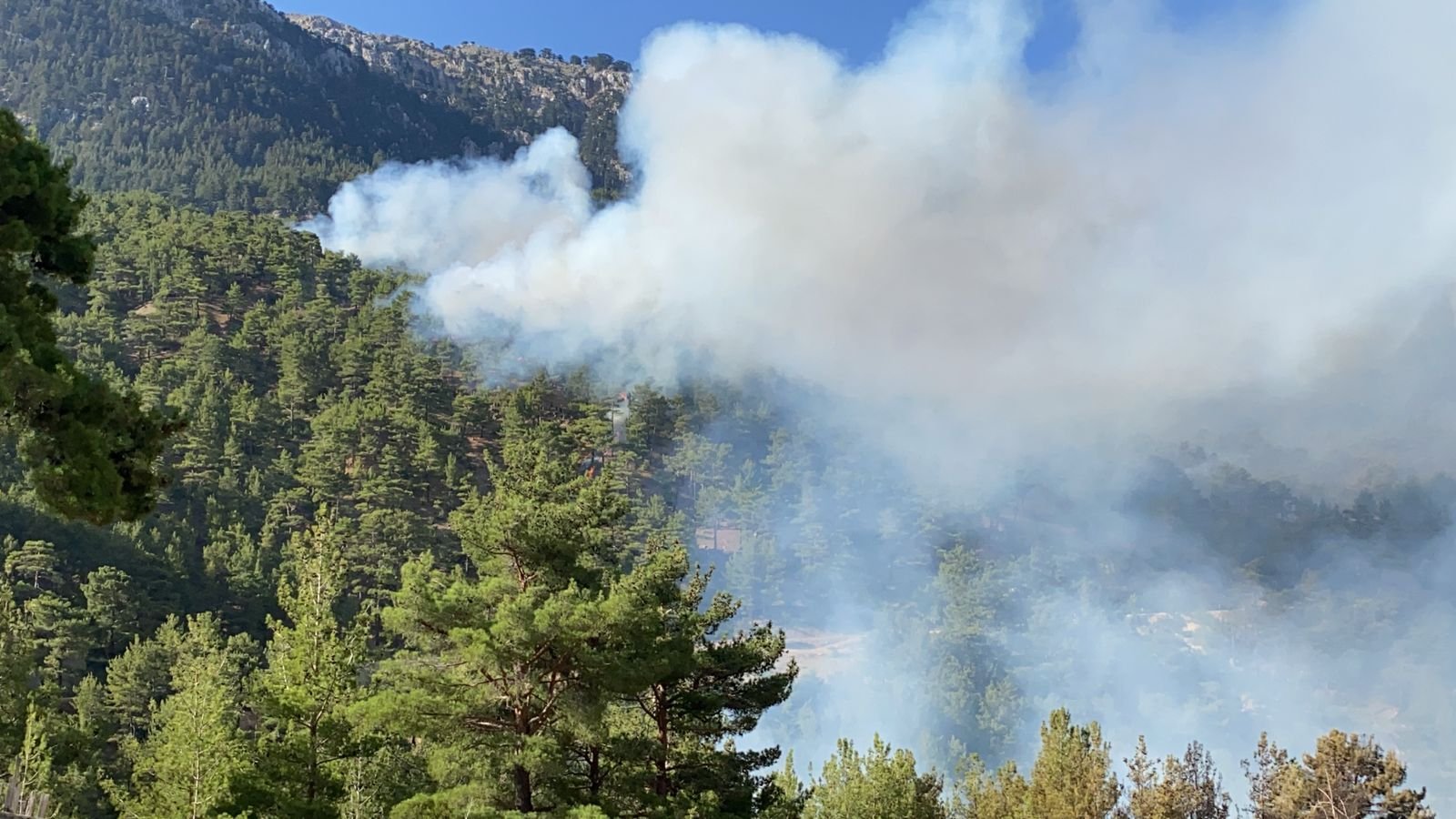 Seydikemer Çökek’te Vatandaşlar Tahliye Edildi