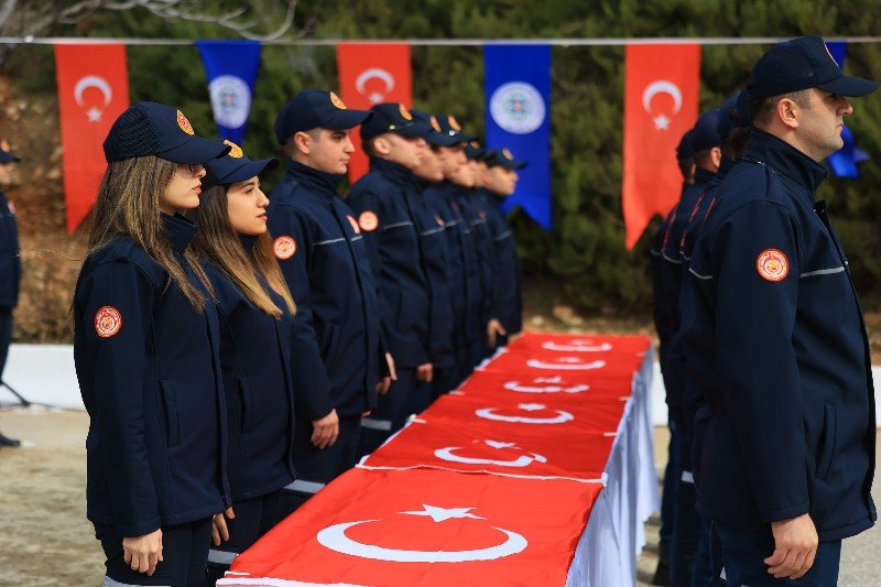 Muğla Büyükşehir Belediyesi İtfaiye Erleri Yemin Etti