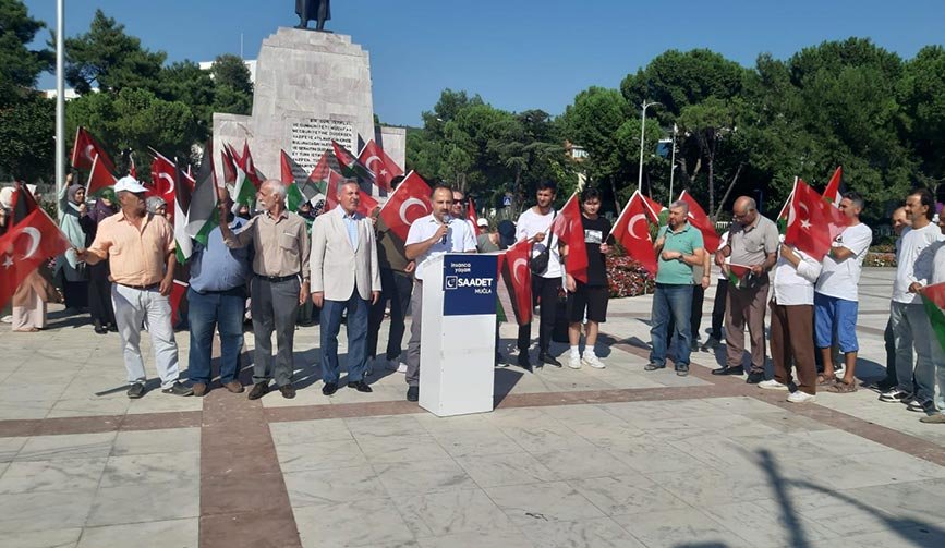 Muğla SP’den “Zalimlere Lanet Şehitlere Rahmet” Basın Açıklaması
