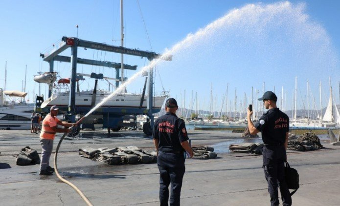 Kıyı Tesislerinde Kapsamlı Yangın Denetimi Yapıldı